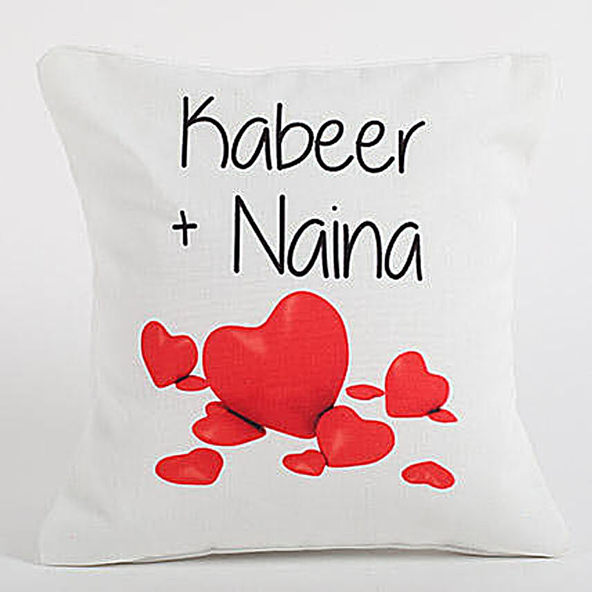 Couple Love Forever Personalized Cushion