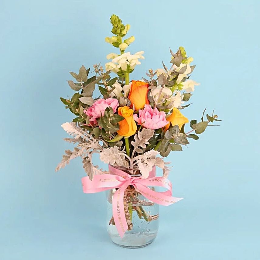 Melodious Blooms Floral Vase