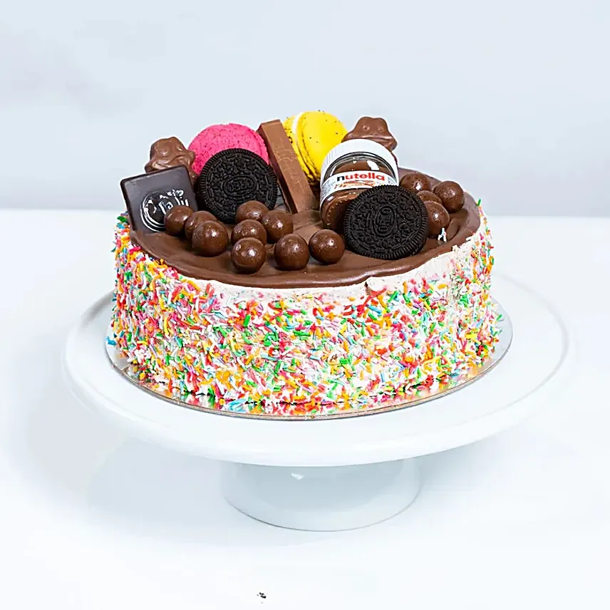 Sprinkle of Joy M&M Surprise Cake