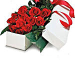 Classic Red Roses In Box