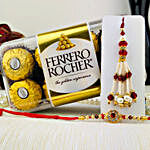 Lumba Rakhi Set With Rocher
