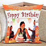 Happy Birthday Personalized Cushion