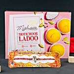 Ganpati Rakhi With Indian Sweet Motichoor Ladoo