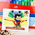 Super Kids Rakhi with Colors