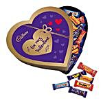 Heart Shaped Cadbury Box