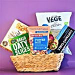 Healthy Vegetable Chips And Workout Bars Combo