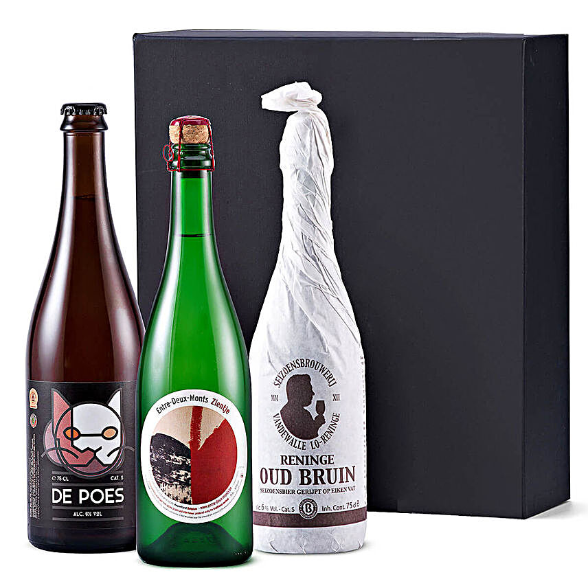 100 Belgian Beer And Wine Trio