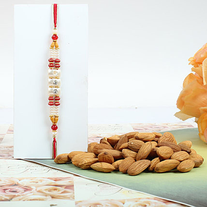 Colorful Rakhi With Almond