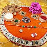 Rudraksh Rakhi Thali With Almond