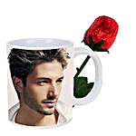 Choco Rose and Personalized Mug Combo