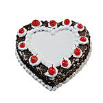 Heartshape Black Forest Cake 500GM
