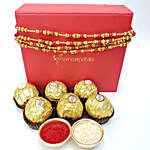 Gorgeous Rakhi And Rocher 6 Pieces Combo