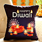 Happy Diwali Printed Cushion