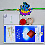 Fabulous Krishna Kids Special Rakhi And Lindt Chocolate