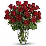 Beautifully Arranged 24 Red Roses