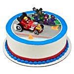 Mickey And Roadster Racers Chocolate Hazelnut Cake