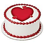Red Hearts Red Velvet Cake