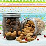 Roasted Almonds And Cashews Jar Combo