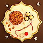 Sneh Kundan Rakhi With Almonds & Ferrero Rocher