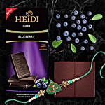 Heidi Blueberry Dark Chocolate And Rakhi Combo