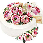 Deluxe Flowers Cake