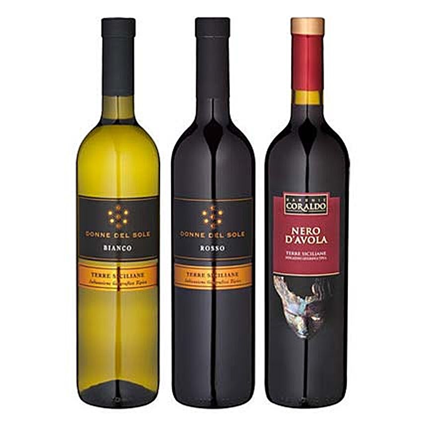 Sicilien gift set with 3 wines