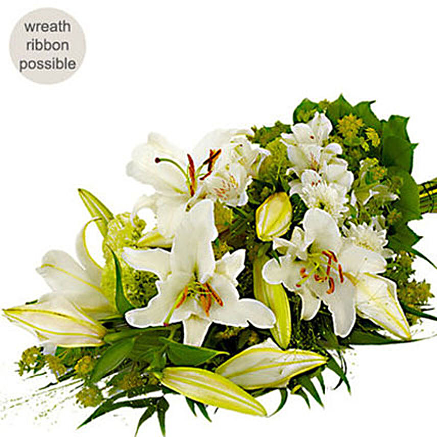 Mixed White Flower Bouquet