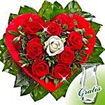 Rose Bouquet Amore with vase
