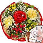 Flower Bouquet Tango With Vase and Merci