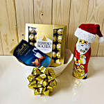 Chocolate Santa And Ferrero Rocher Combo