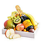 Fruit Tray With Veuve Clicquot