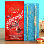 2 Stone Rakhis And Lindt Lindor Milch Chocolates