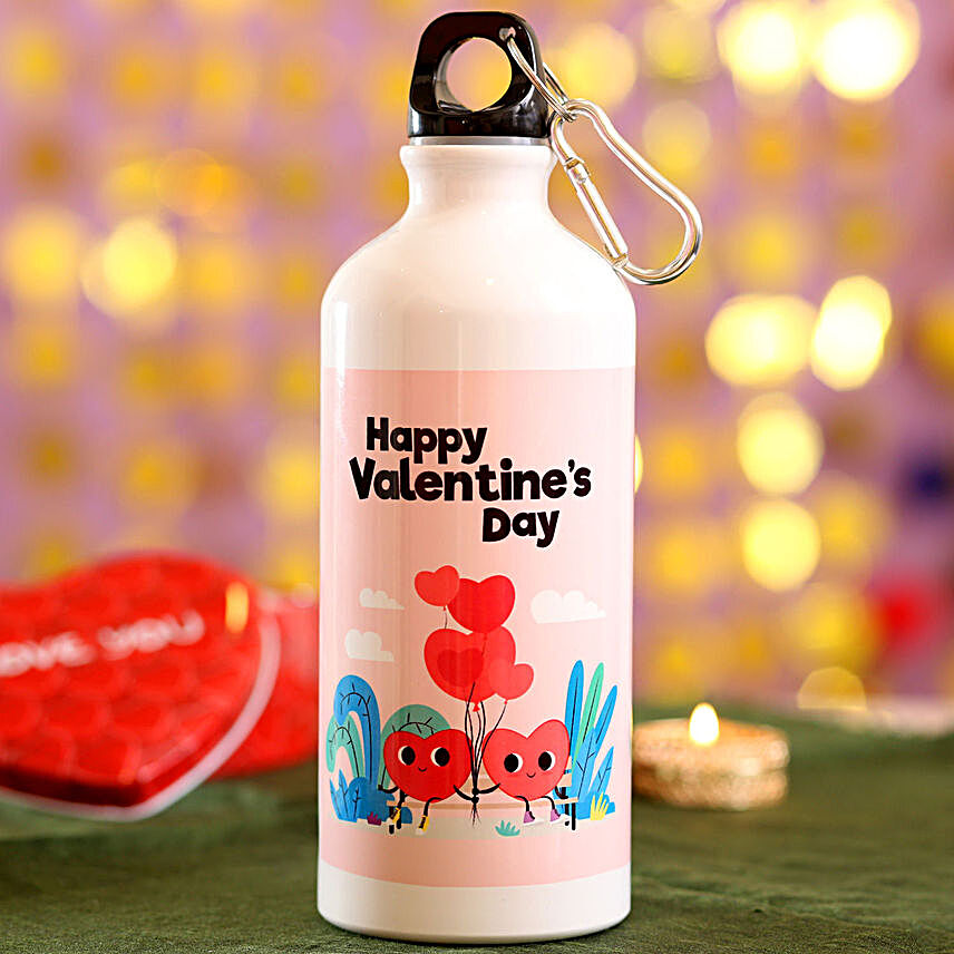 Valentines Day Greetings Water Bottle
