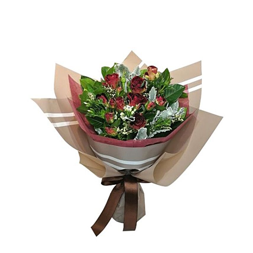 Roses Love Christmas Bouquet