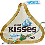 Rakhi And Hersheys Kisses Choco Combo