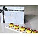 Mini Eggless Pistachio Cheesecakes Gift Box