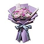 Elegant Pink And Purple Bouquet