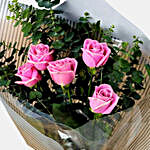 Pink Roses Passion Bunch