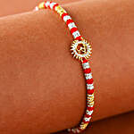 Spiritual Red Om Bracelet