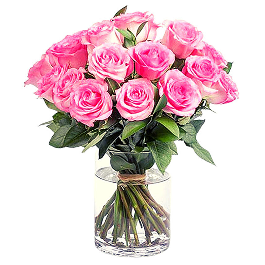 Lovely Pink Rose Arrangement