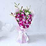 Romantic Pink Orchid Bouquet