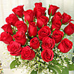 Spectacular Red Rose Bunch