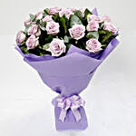 Eternal Purple Rose Bouquet