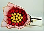 15 Red Roses with Belgian Chocolates