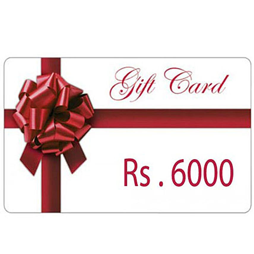 Gift Card 6000
