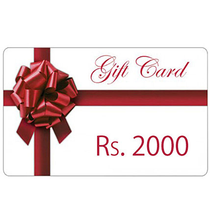 Gift Card 2000