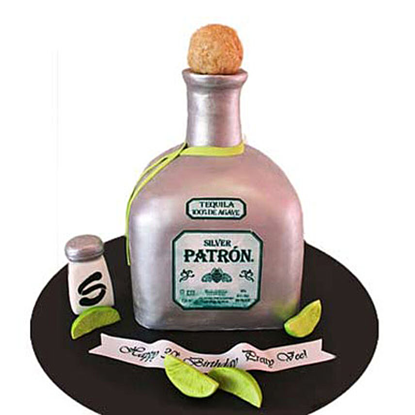 Delightful Silver Patron Cake 2kg by FNP