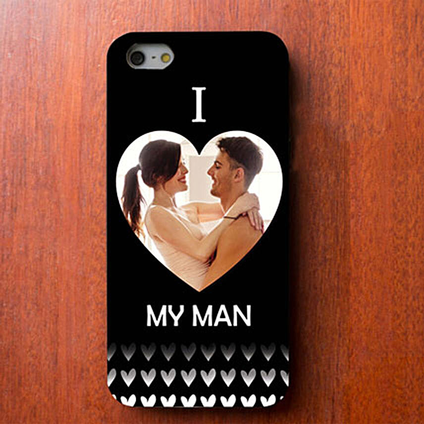 I Love My Man Personalized iPhone Cover