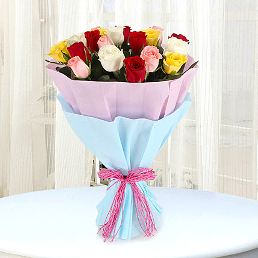 Elegant Mixed Roses Bouquet