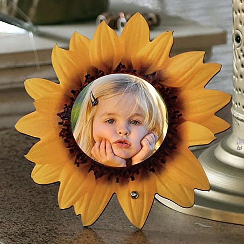 Personalised Sunflower Shaped Table Top